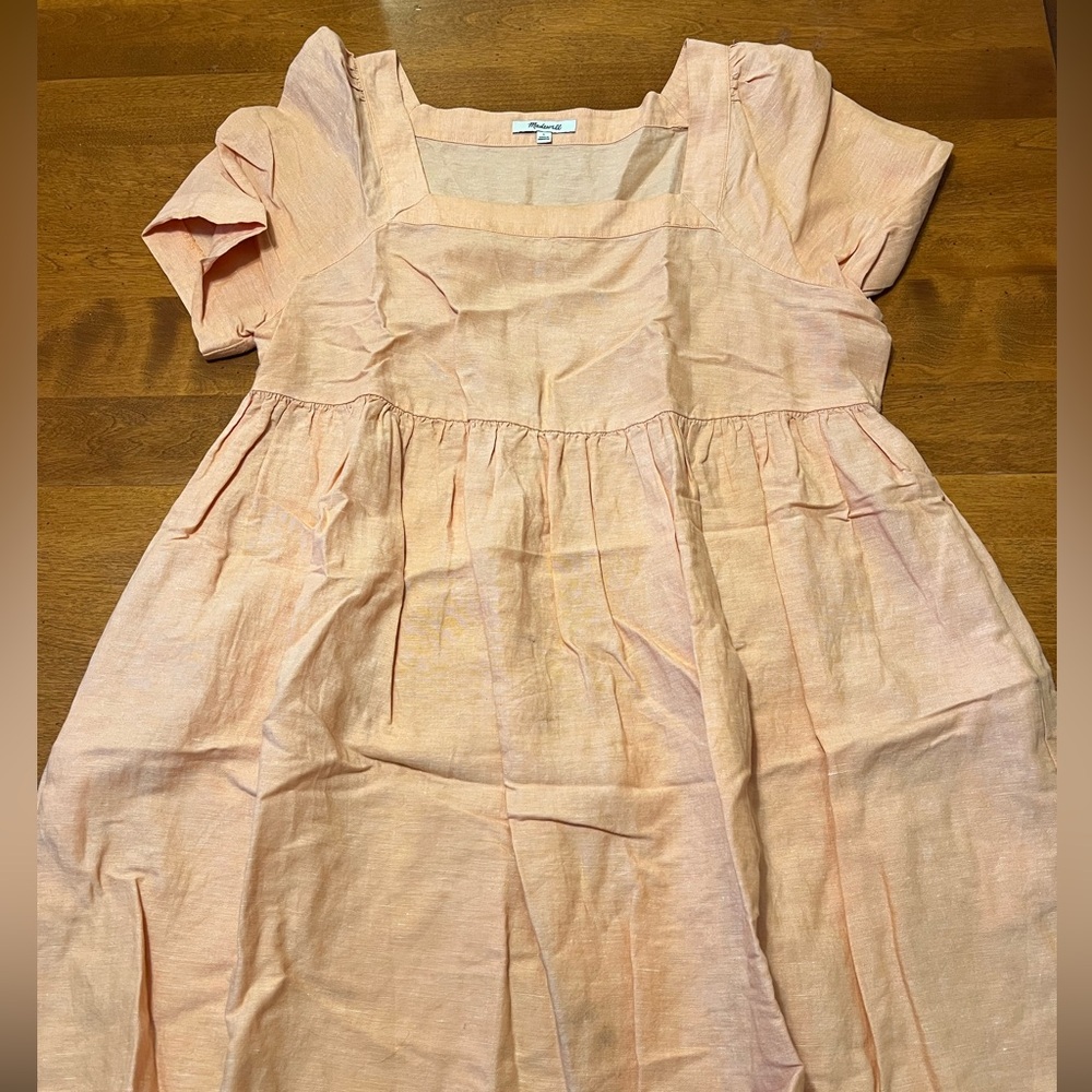 Madewell Peach Mini Dress